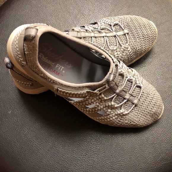 Sketchers relaxed fit luxe foam grey size 7 - Picture 2 of 7